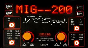 Viking MIG 200 DOUBLE PULSE SYNERGIC PRO